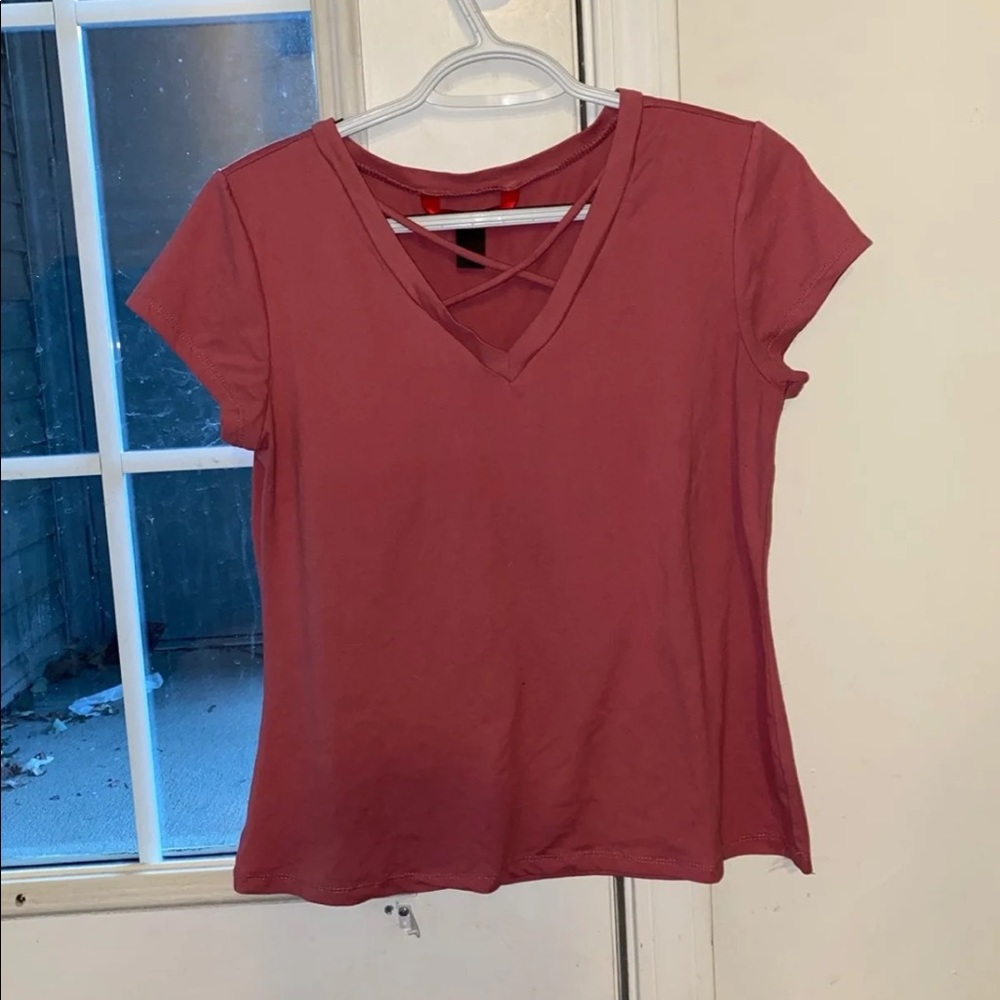 Pink strap top